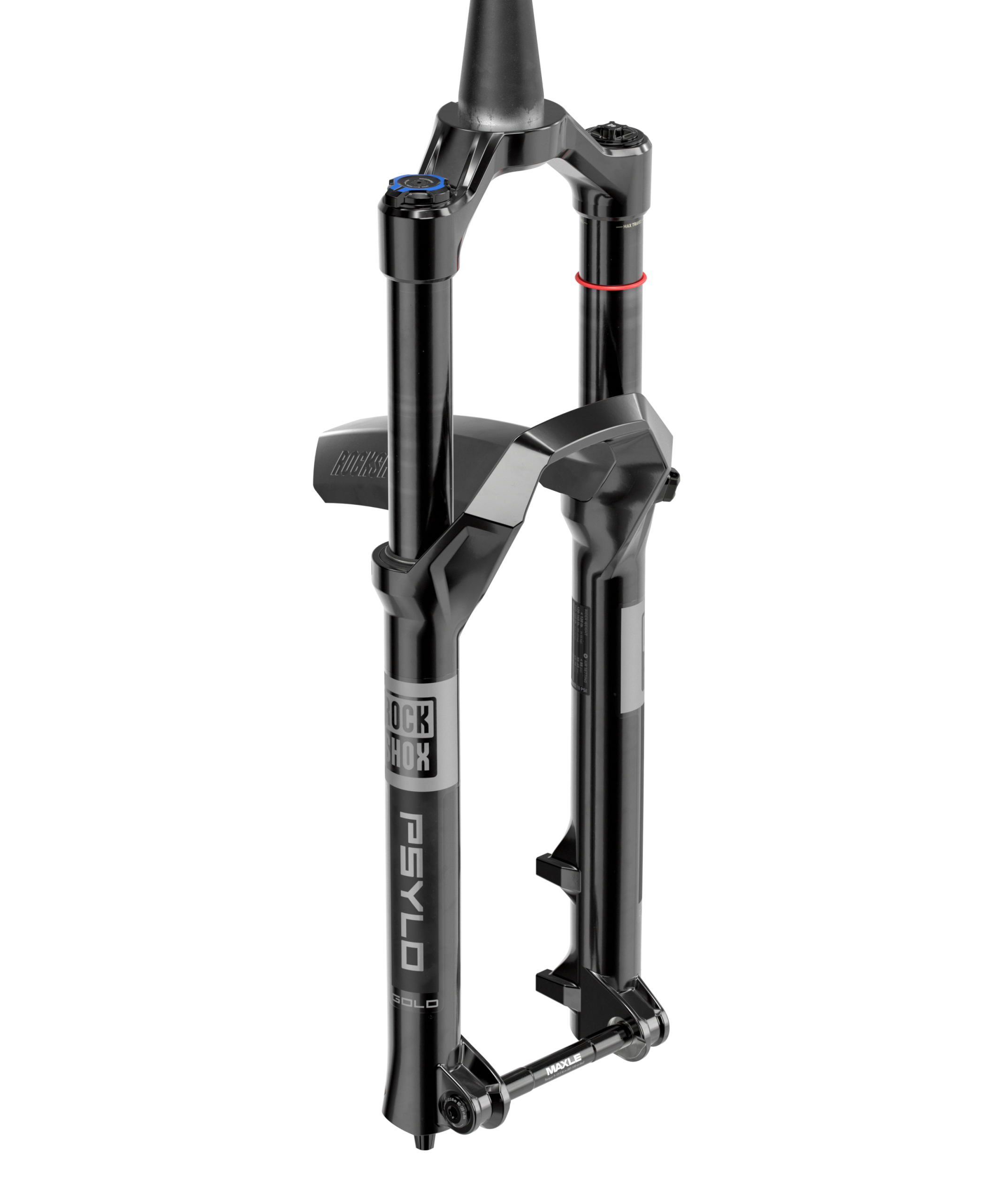RockShox Psylo Gold Isolator RC Suspension Fork - 27.5", 130 mm, 15 x 110 mm, 44 mm Offset, Gloss Black, A1