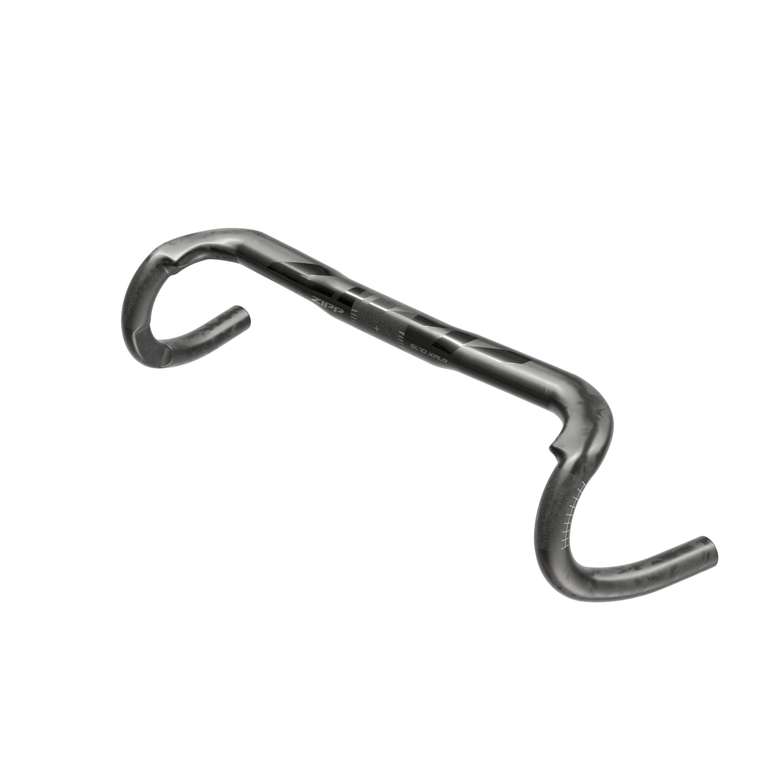 Zipp SL 70 XPLR Carbon Drop Handlebar – Gravel & All-Road Ergonomic, Lightweight, Wide Drop, External Routing, Compatible with SRAM RED AXS