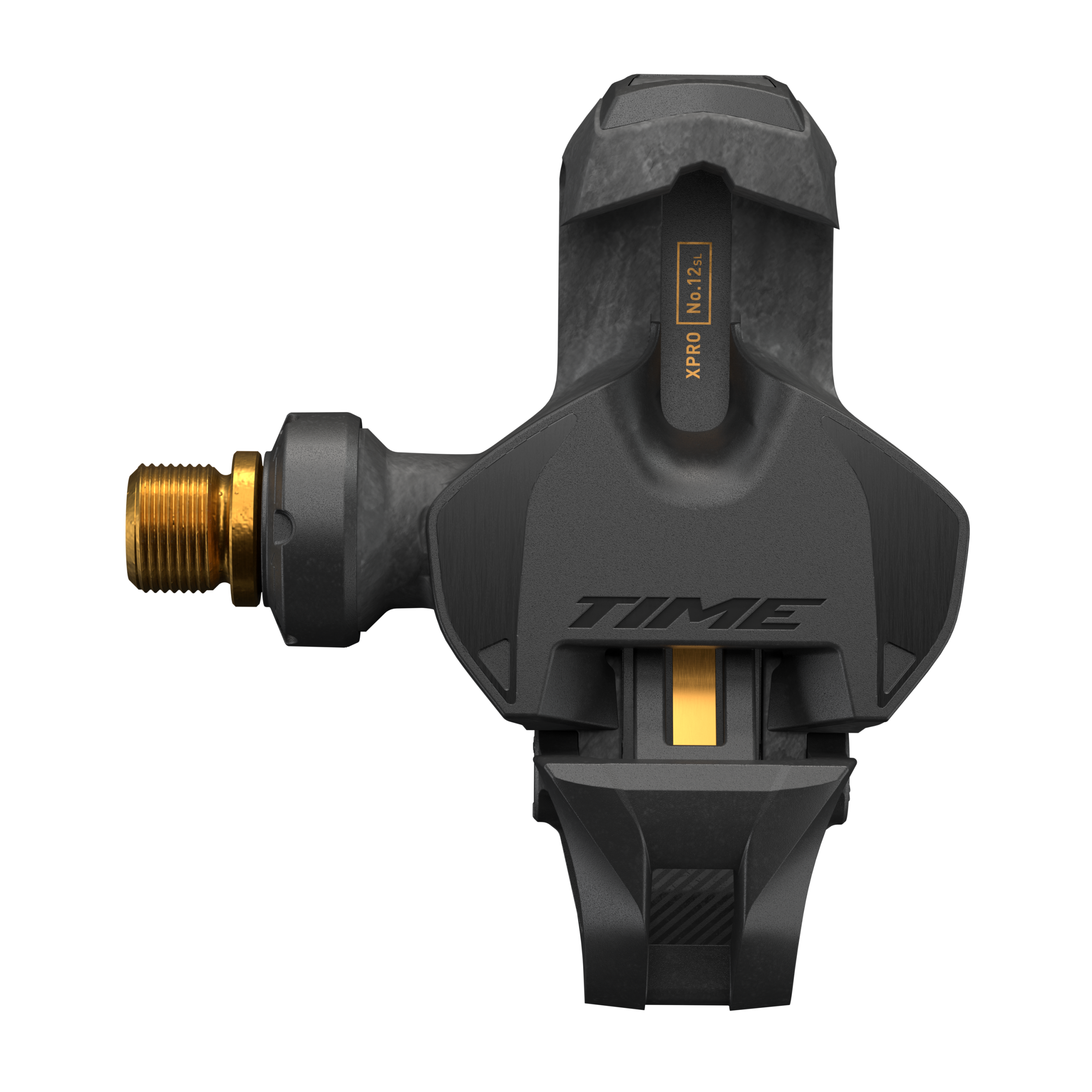 Premium Time XPRO 12SL Carbon Road Pedals with Hollow Titanium Spindle, Ceramic Bearings, Adjustable Tension, and ICLIC System