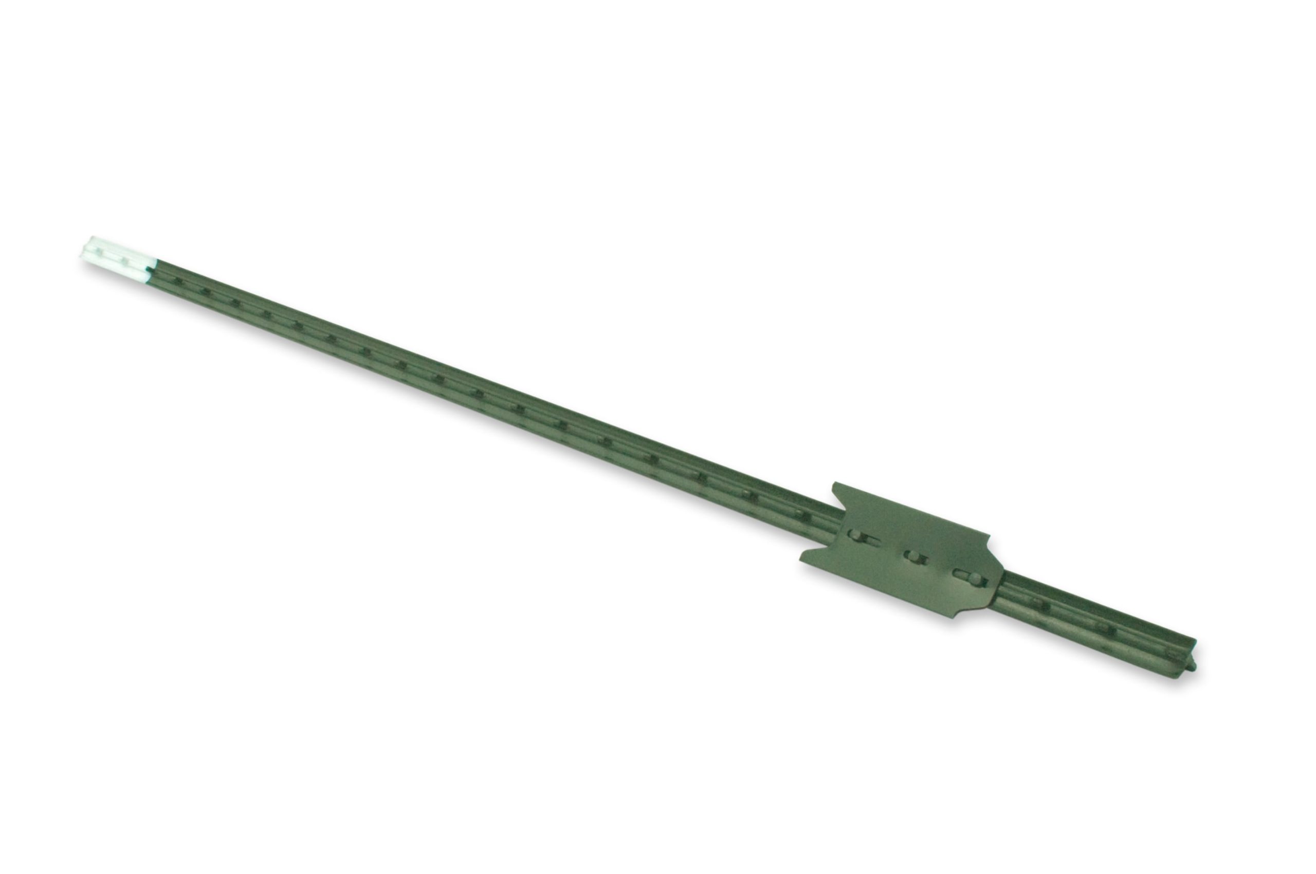 T-Post W/P 1.25 5 Ft. 0 In. GRN UPC 60-in Green Steel T-post For Multiple Fence Types