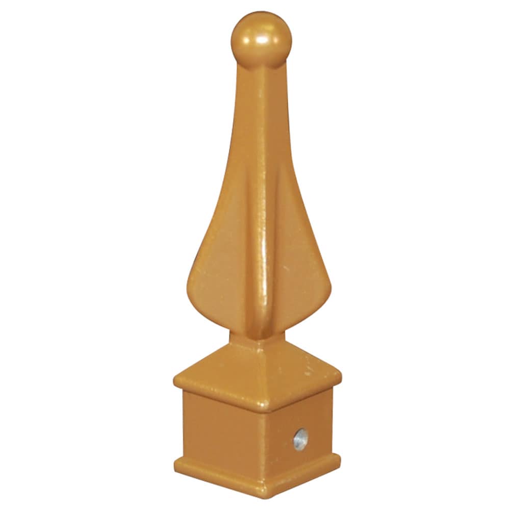 Freedom Standard 4.25-in Gold Metal Finial For Metal Fence