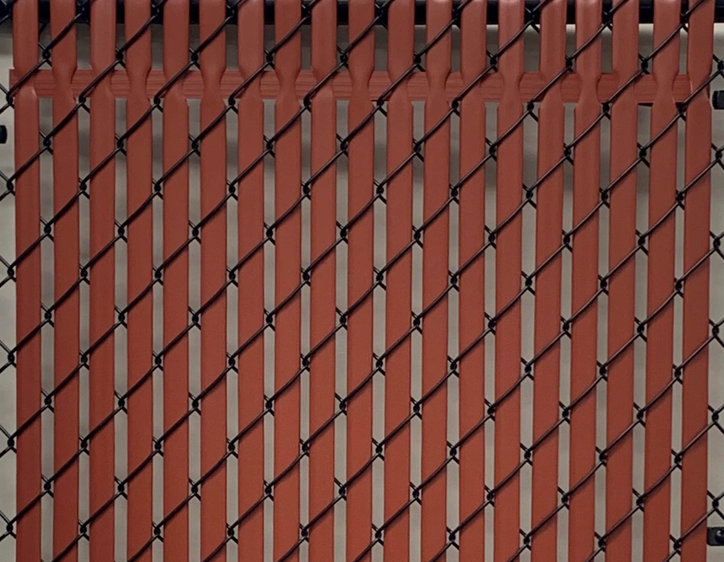 Pexco 6-ft H x 1-in W Red Polyethelene Privacy Chain Link Fence Slat 82-Pack
