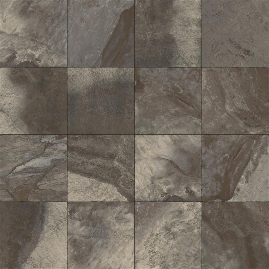 Congoleum AirStep Plus Horizon 12-ft W Cut-to-Length Ozark Shadow Stone Look Low-Gloss Finish Sheet Vinyl