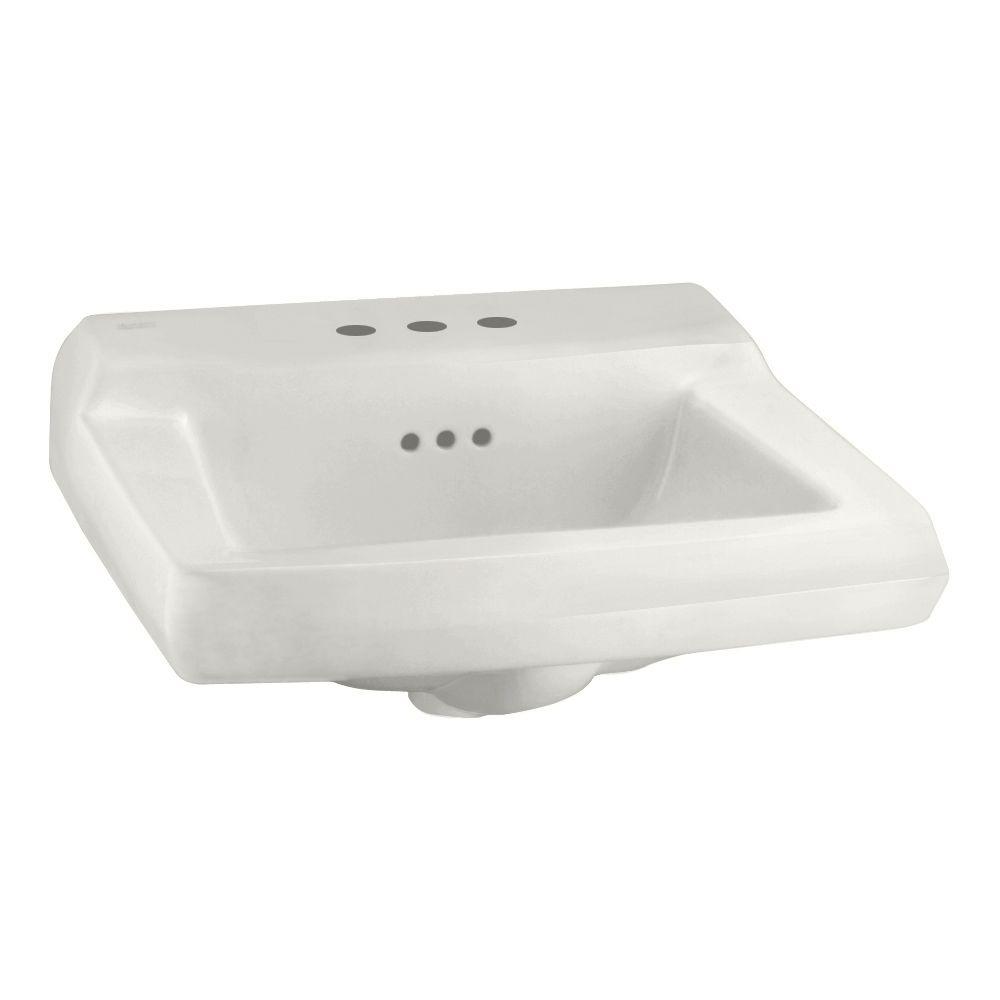 American Standard Comrade Wall-Mounted Bathroom Sink for Wall Hanger in White