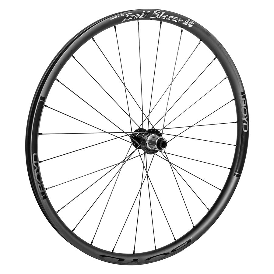 Boyd Cycling Trailblazer Carbon Mountain Bike Wheelset | 29'' XC Rear Wheel, 26mm Internal Width, Shimano/SRAM Micro Spline & HG 11, Tubeless Ready
