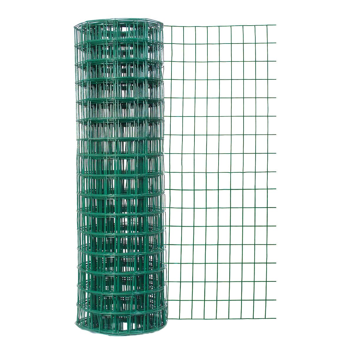 GARDEN CRAFT 50-ft Green PVC Coated Steel Welded Wire Rolled Fencing with Mesh Size 3-in