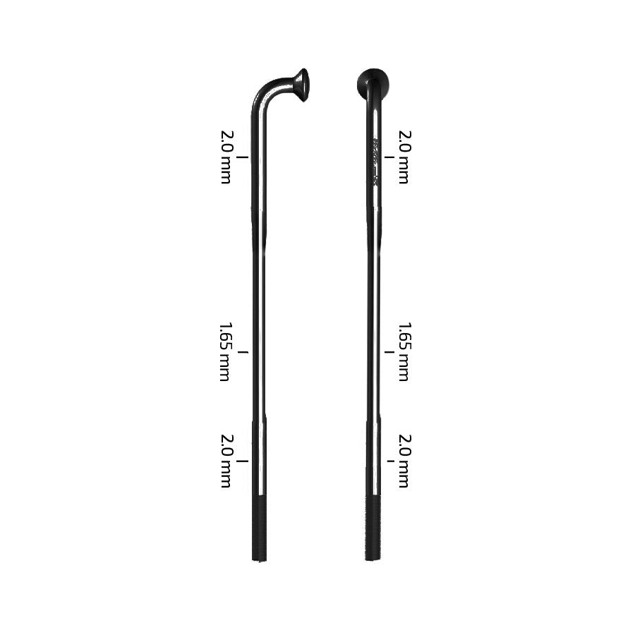 Zipp Sapim D-Light J-Bend Bicycle Spokes – Black, Lightweight Alloy, Durable Performance for Road & Mountain Bike Wheel Builds