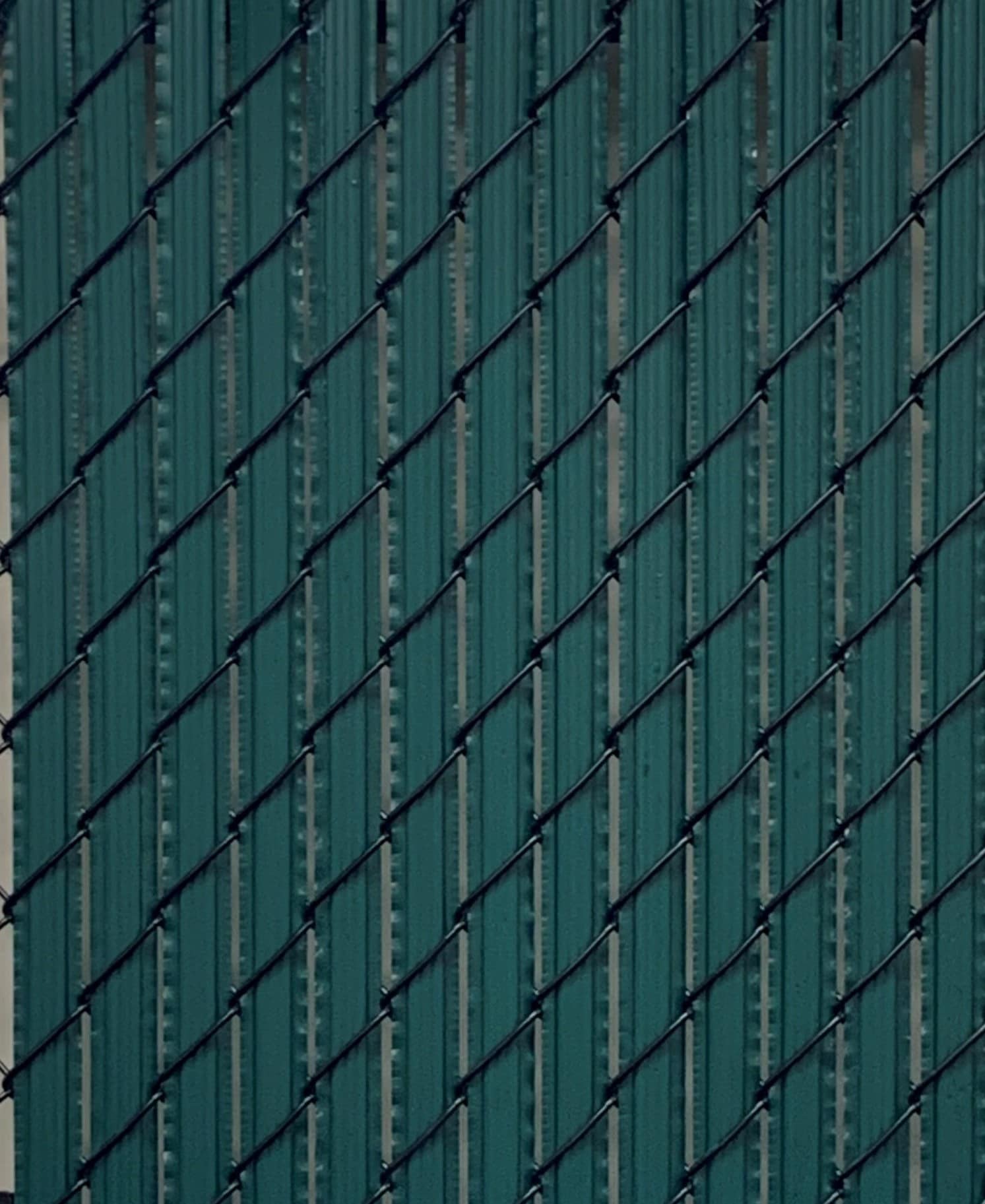 Pexco 6-ft H x 1-3/8-in W Green Hdpe Chain Link Fence Slat