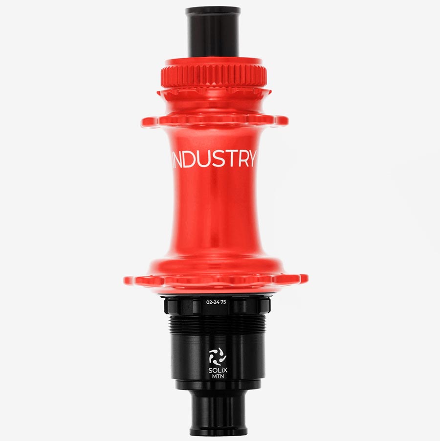 Industry Nine Solix M Classic Rear XD, Disc Hub, Rear, 28H, 12mm TA, 148mm, SRAM XD, Red