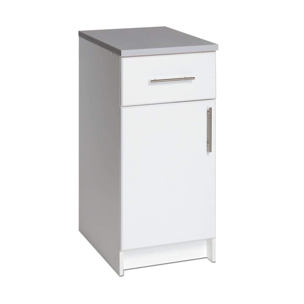 Prepac Elite 16-in W x 36-in H Wood Composite White Freestanding Utility Storage Cabinet