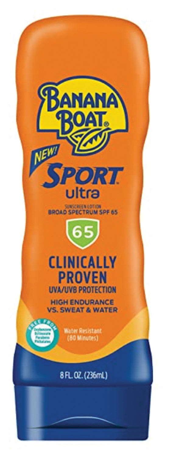 Banana Boat Sport Ultra SPF 65 Lotion 8oz: Powerful Sun Protection for Active Lifestyles