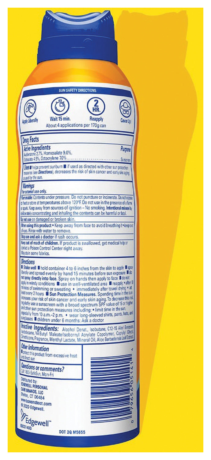Banana Boat Sport Mineral Continuous Spray SPF 50 5oz - Sun Protection for Active Lifestyles