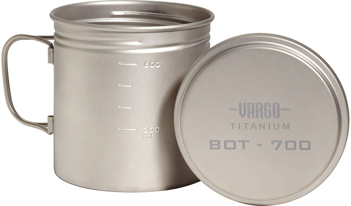 Vargo Titanium Bot - 700: Lightweight and Durable Titanium Cooking Pot