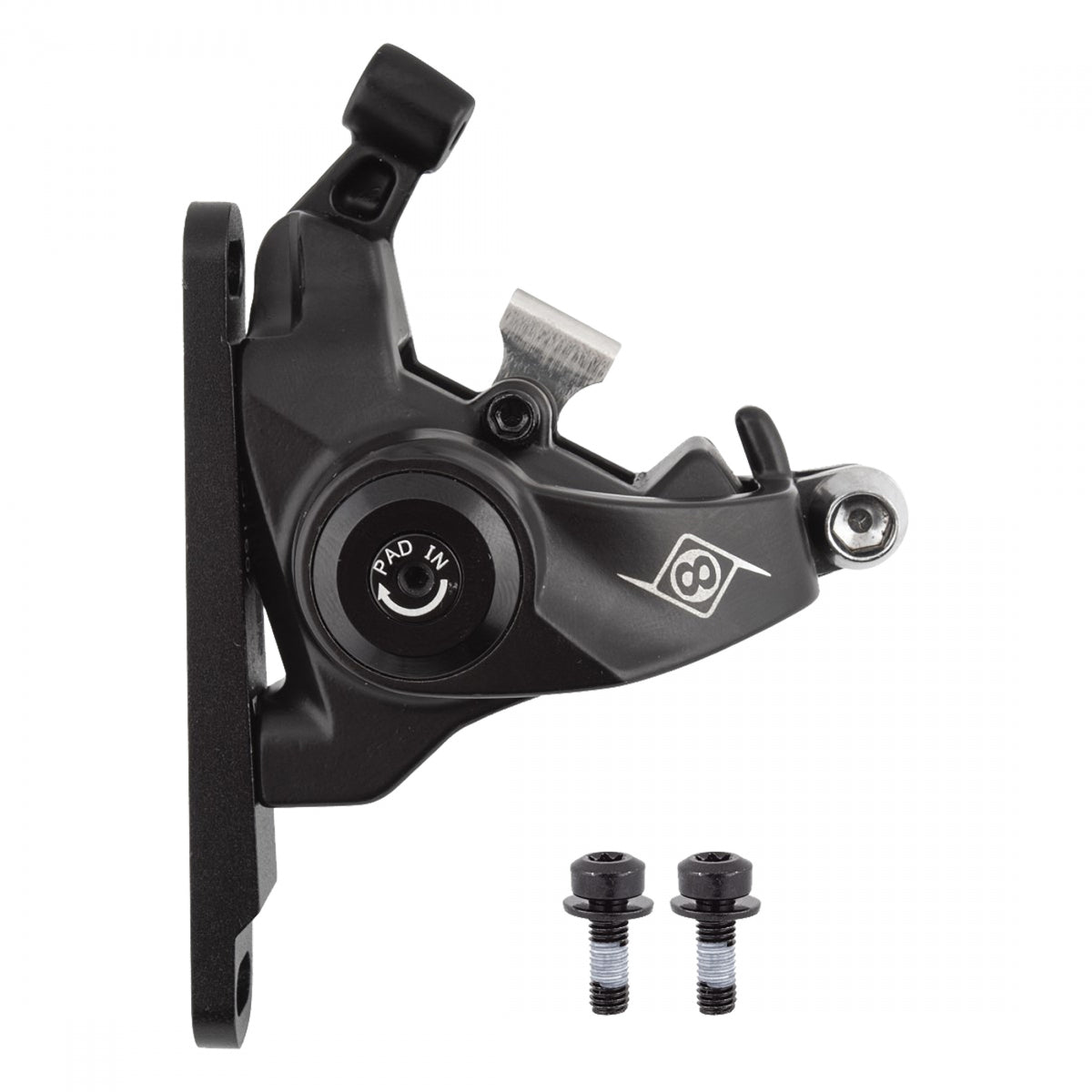 ORIGIN8 Vise II Flat Mount Mechanical Disc Brake Calipers — High-Performance Cable Actuated, Dual Piston, Compatible with Road, Cross & Gravel Bikes