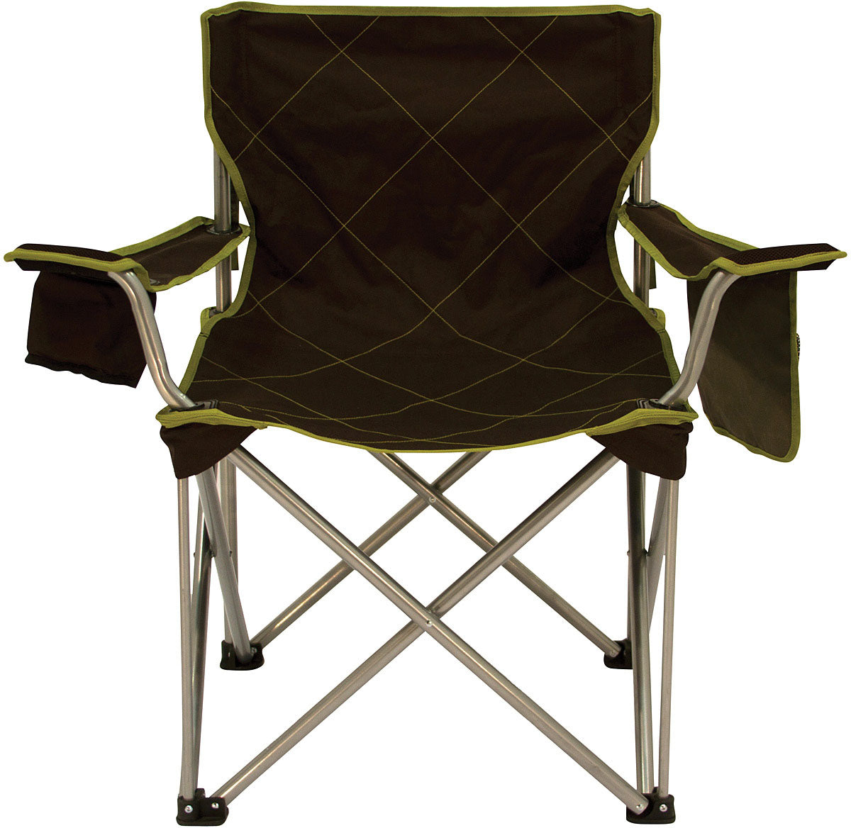 Travel Chair Big Kahuna Oversized Camping Chair - Brown/Lime