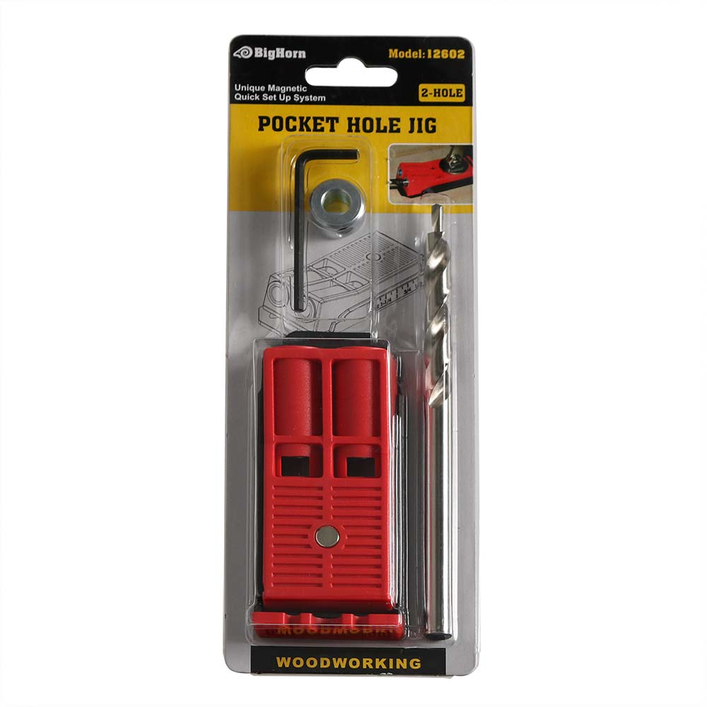4Pcs Mini Pocket Hole Jig System (Two Holes)