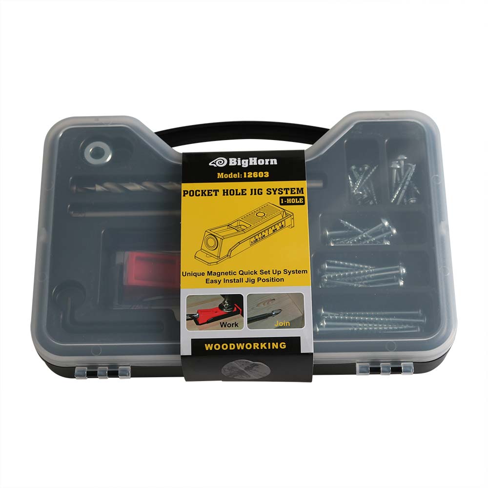 56pc Mini Pocket Hole Jig Set – (One Hole)