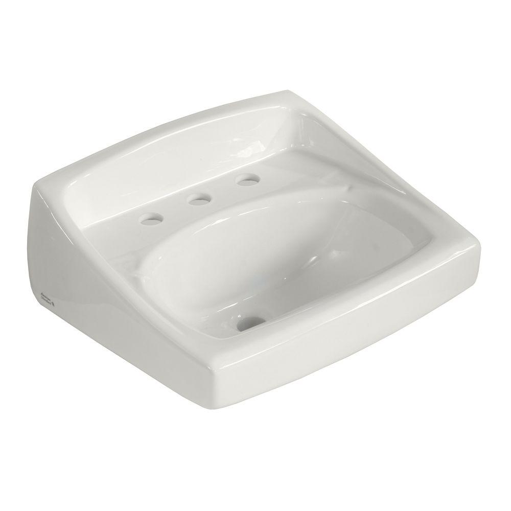 American Standard Lucerne Wall-Mounted Bathroom Vessel Sink in White