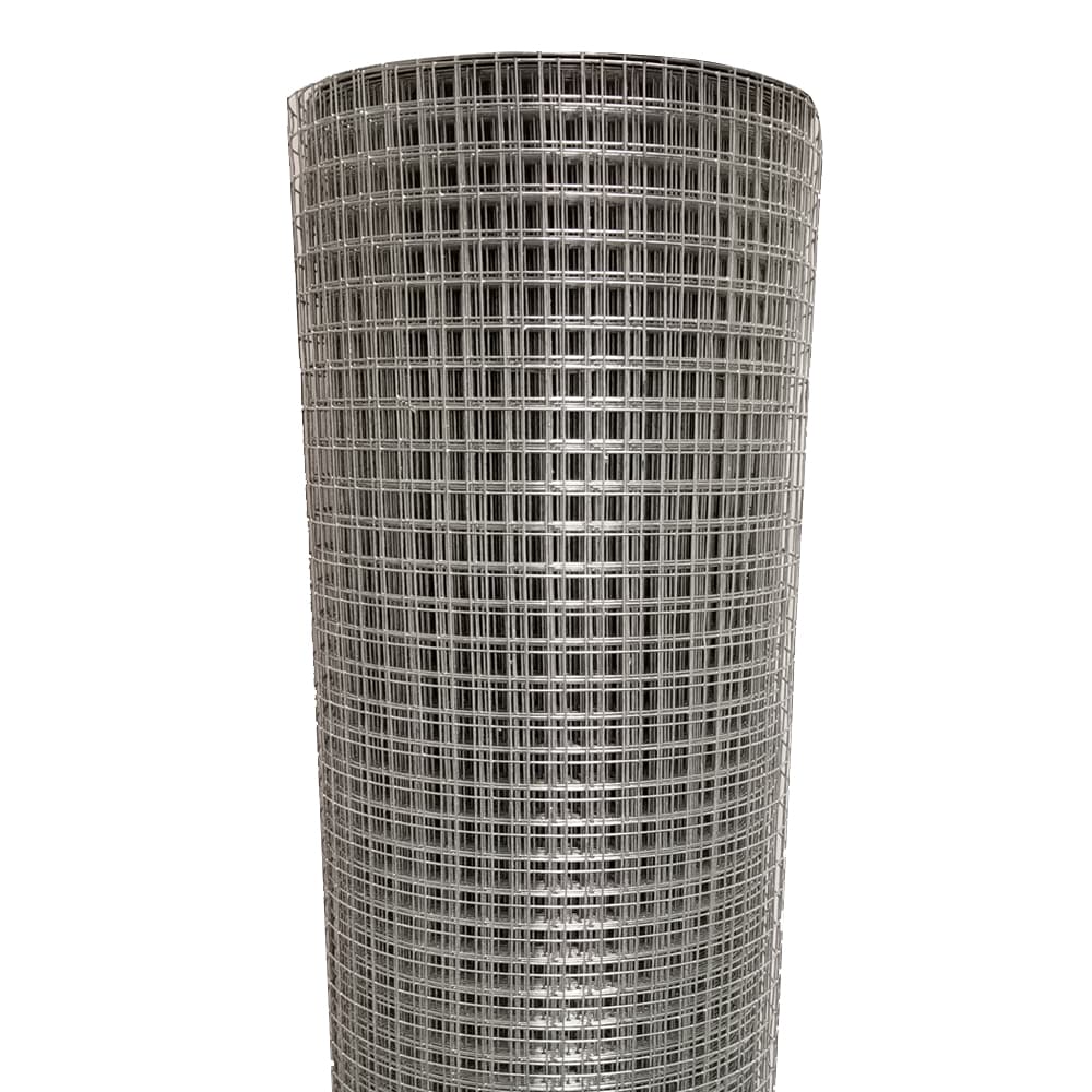 Acorn International 10-ft x 2-ft 23-Gauge Silver Rolled Fencing with Mesh Size 1/4-in x 1/4-in
