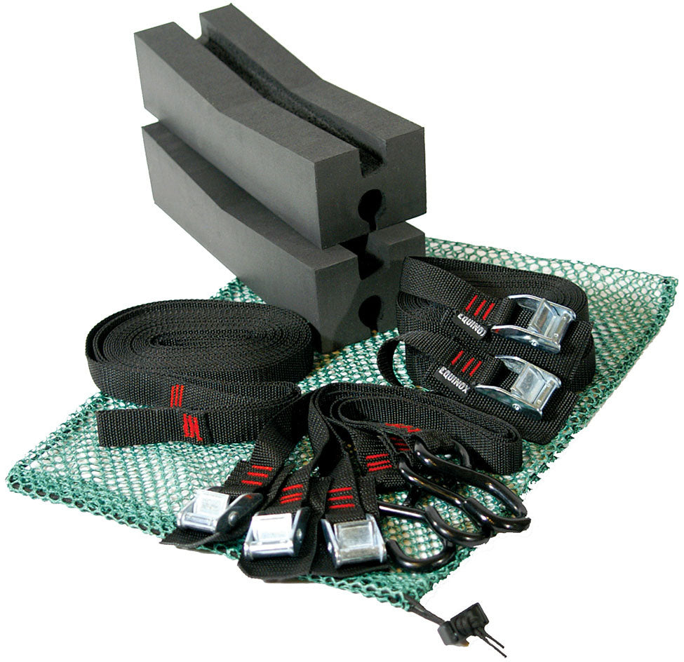 Equinox Deluxe Kayak Carrier Kit – Premium Foam & Strap Boat Transport System for Easy, Secure, and Durable Watercraft Transportation