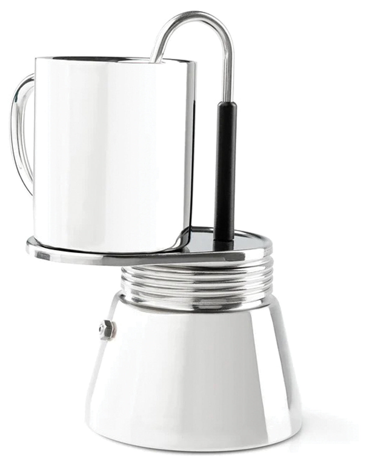 GSI Outdoors Miniespresso Set 4 Cup: Portable Espresso Maker for On-the-Go Brewing