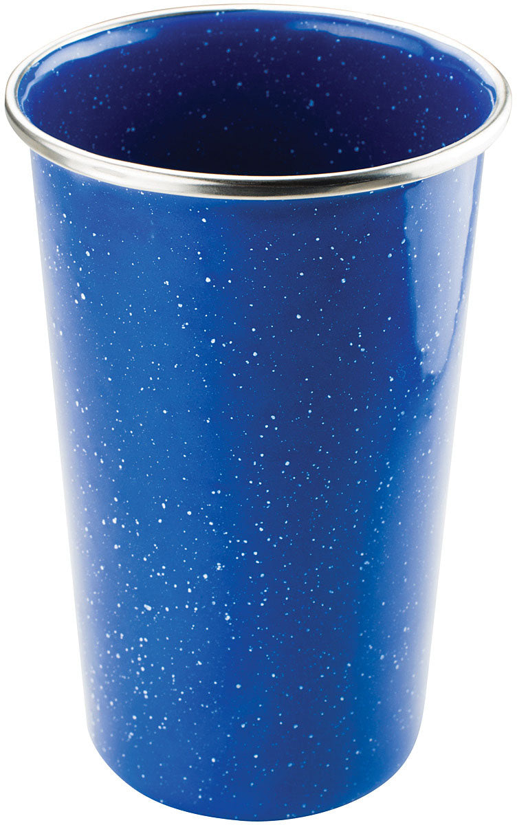 GSI Enamelware Blue Enamel Pint Glass Set - Stylish Tableware for Outdoor Dining