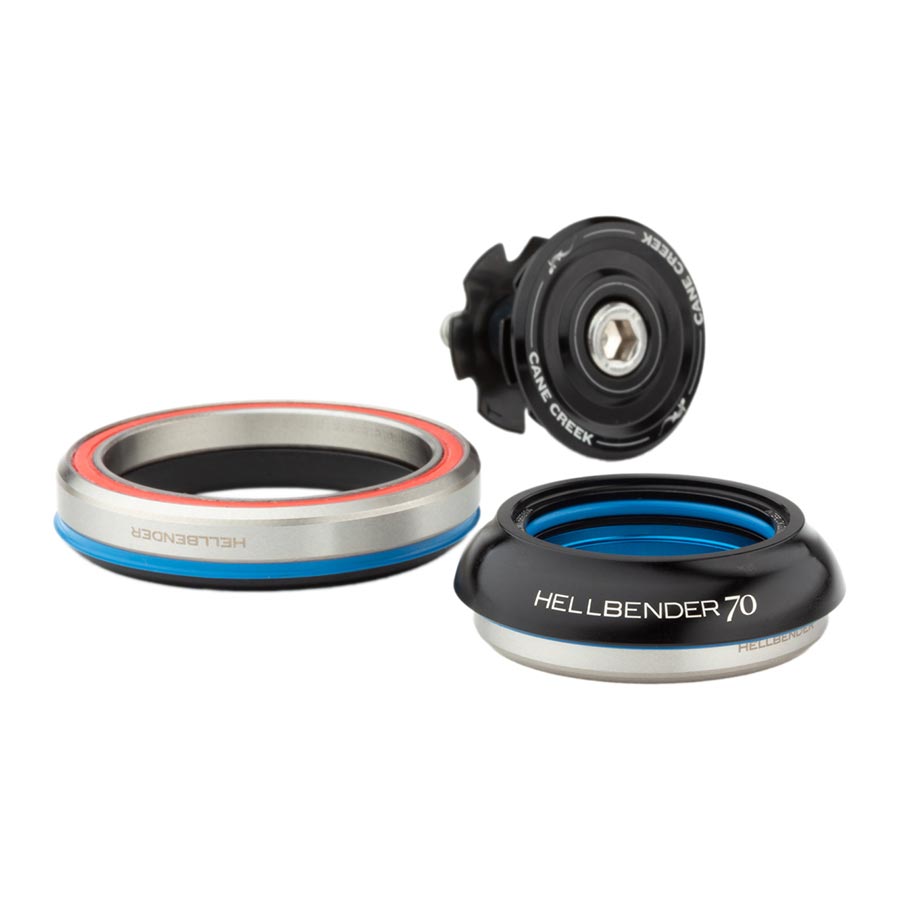 Cane Creek Hellbender 70 SLAM IS41/IS52, Headset, : IS41/28.6/H4.6 | IS52/40, Integrated, Complete, Black