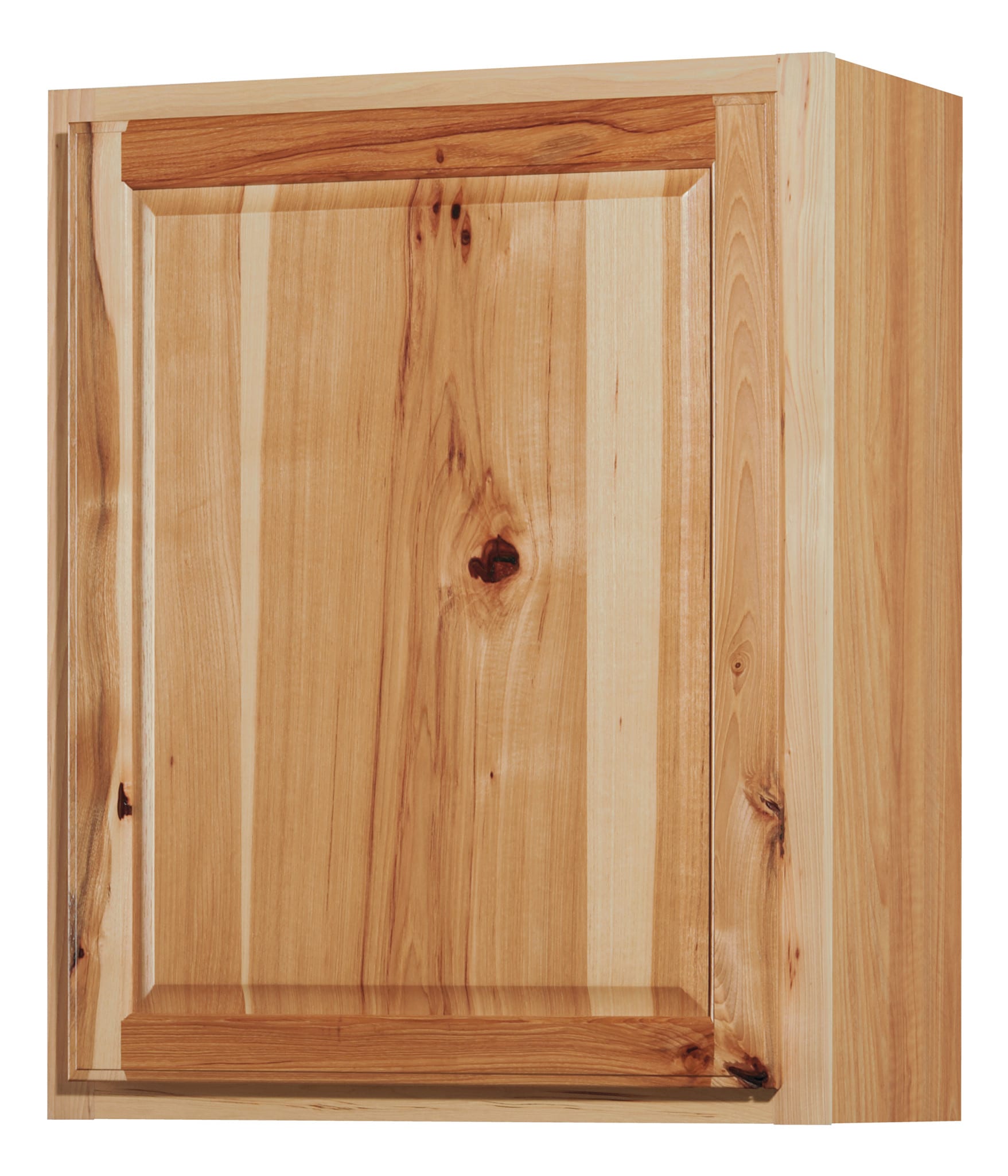Diamond NOW Denver 24-in W x 36-in H x 12-in D Natural Rustic Hickory Wall Fully Assembled Cabinet (Raised Panel Square Door Style)