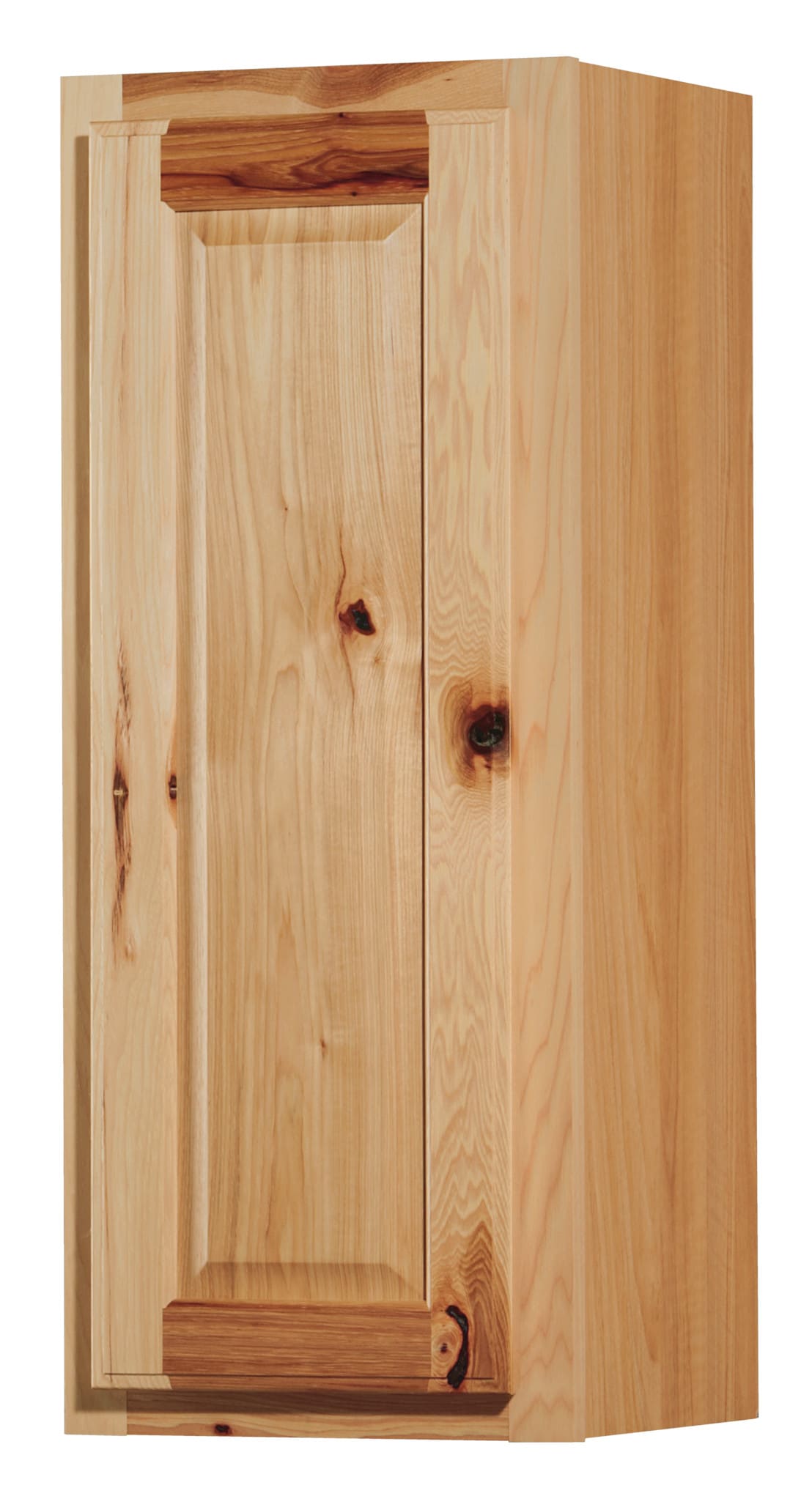 Diamond NOW Denver 12-in W x 30-in H x 12-in D Natural Rustic Hickory Wall Fully Assembled Cabinet (Raised Panel Square Door Style)