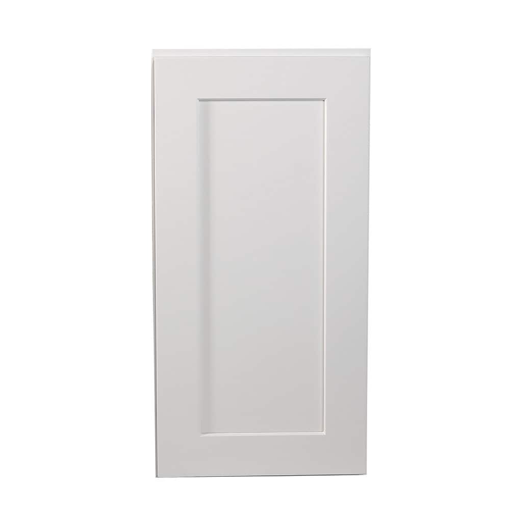 Design House Brookings 12-in W x 30-in H x 12-in D White Maple Wall Ready To Assemble Plywood Cabinet (Recessed Panel Shaker Door Style)