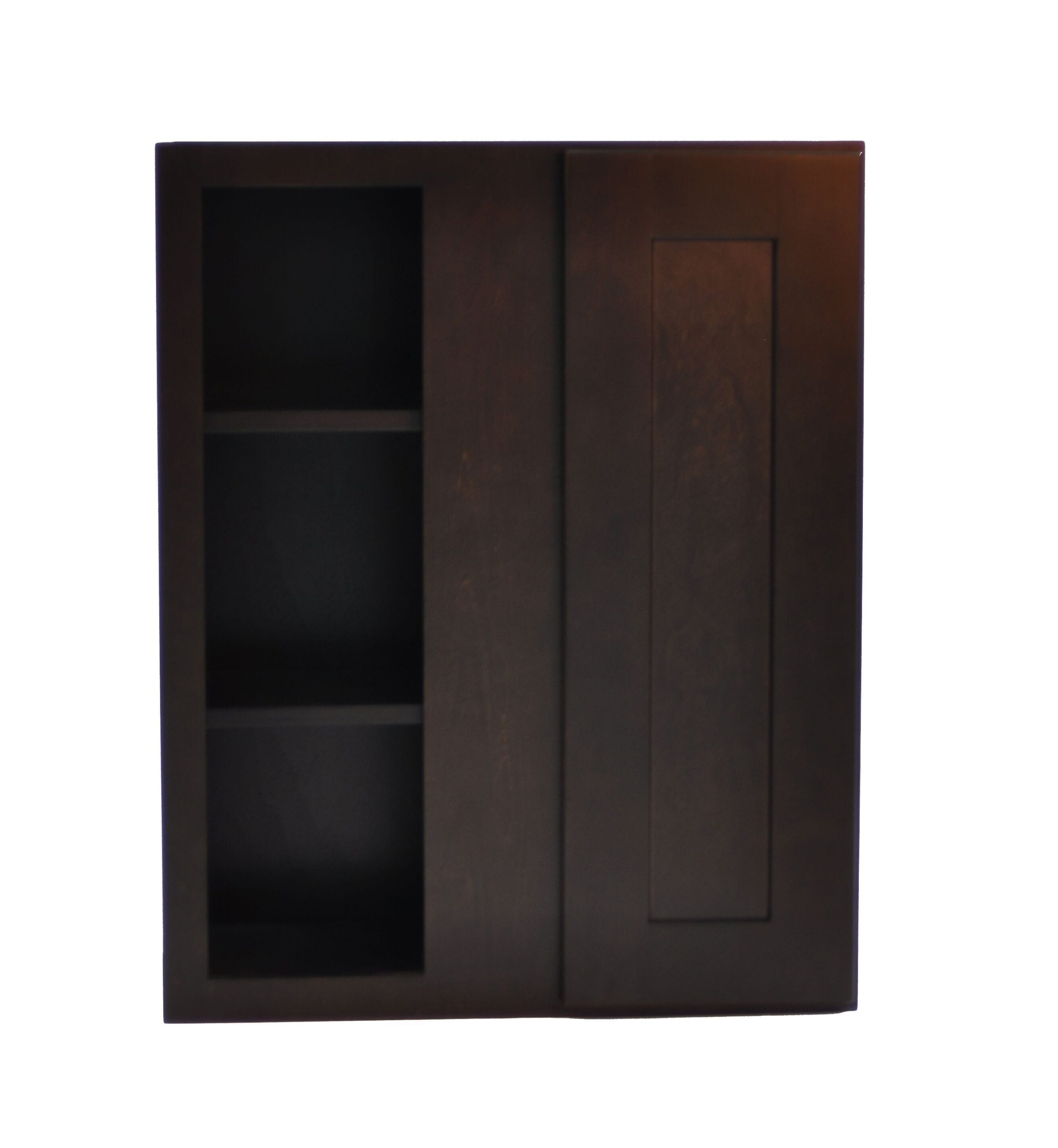 Design House Brookings 24-in W x 36-in H x 12-in D Espresso Maple Blind Corner Wall Ready To Assemble Plywood Cabinet (Recessed Panel Shaker Style)