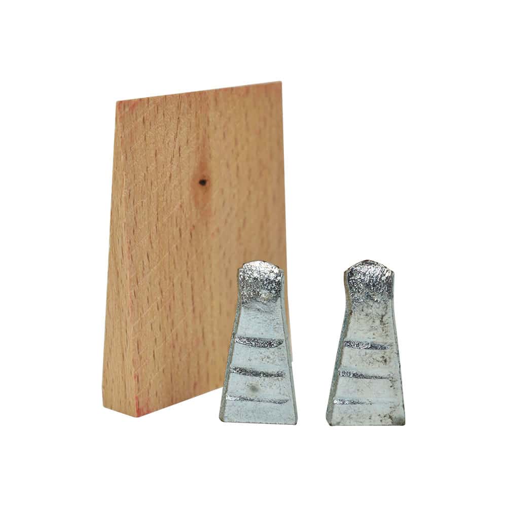 Corrugated Steel Wedges with Wood Piece For Hammer Handles