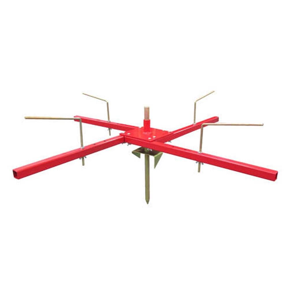 Patriot Steel Spike Spinning Jenny for Above-Ground Electric Fence - Non-Wheel Design, Easy Wire Pulling - 1 Pack