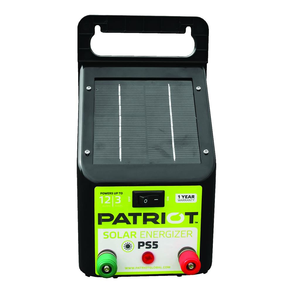 Patriot PS5 2-Mile Solar Electric Fence Charger