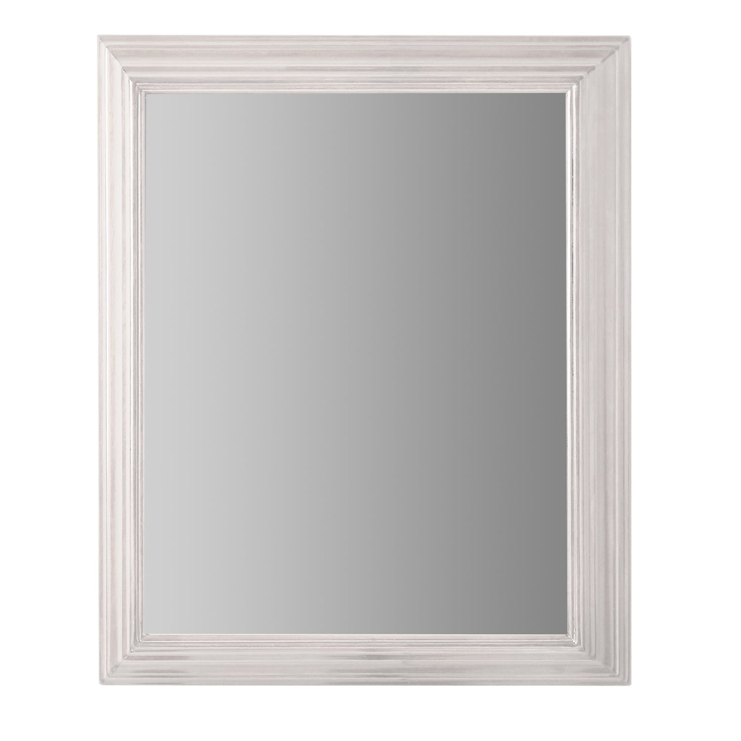allen + roth 22.5-in x 27.5-in Fog Free Surface Mount White Mirrored Soft Close Medicine Cabinet