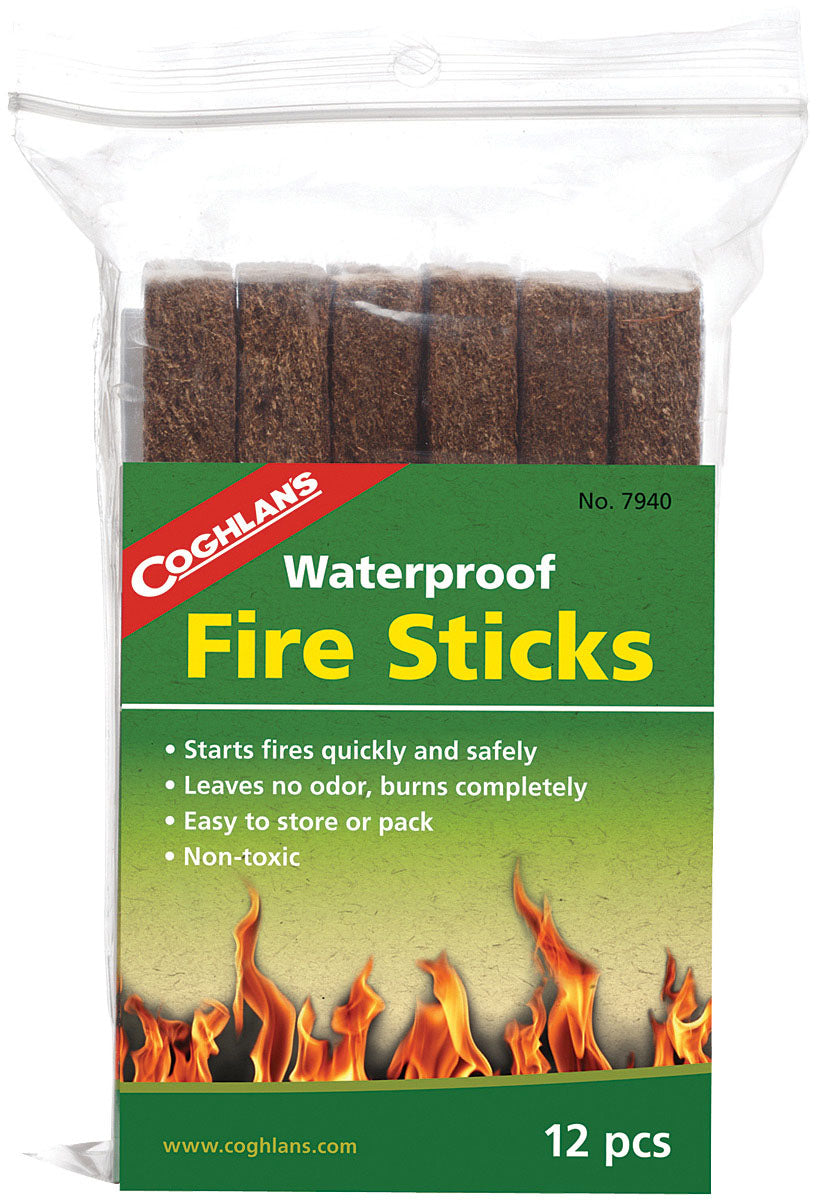 Coghlans Fire Sticks: Reliable Fire Starters for Outdoor Adventures (12 Pack)
