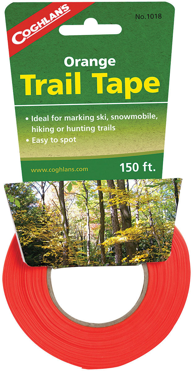 Coghlans Trail Tape Orange 150' - Mark Your Path with Ease!
