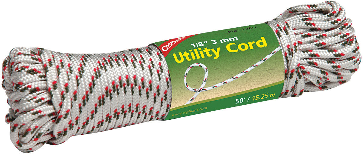 Premium Coghlan's Utility Cord Collection — Durable Polypropylene Ropes for Camping, Tying, & Outdoor Gear with Superior Strength & Flexibility