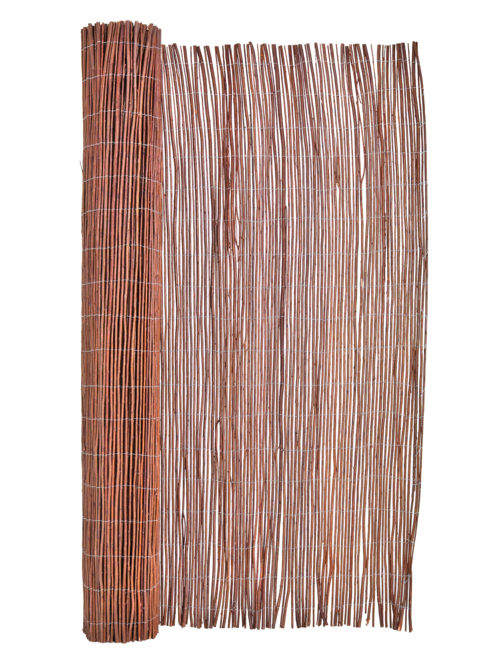 Backyard X-Scapes 16-ft x 6-ft 0.75-Gauge Brown Wood Bamboo Fencing Rolled Fencing