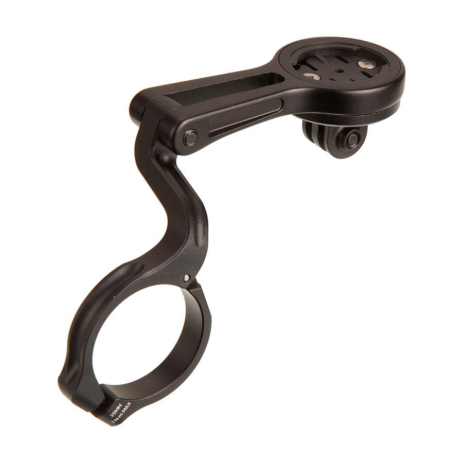 Zipp QuickView MultiMount Bike Computer Mounts – Clamp 31.8mm & 35mm, Black, Lightweight Aluminum, Twist Lock, Includes Light/Camera Mount, Precision Cycling Accessory