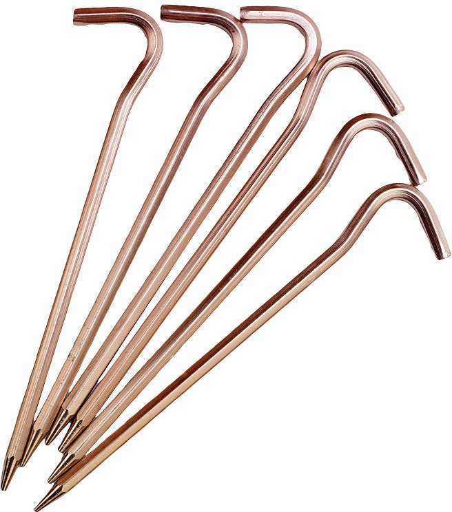 Kelty No Bendium II Gold Stake 6-Pack: Durable and Reliable Stakes for Secure Camping