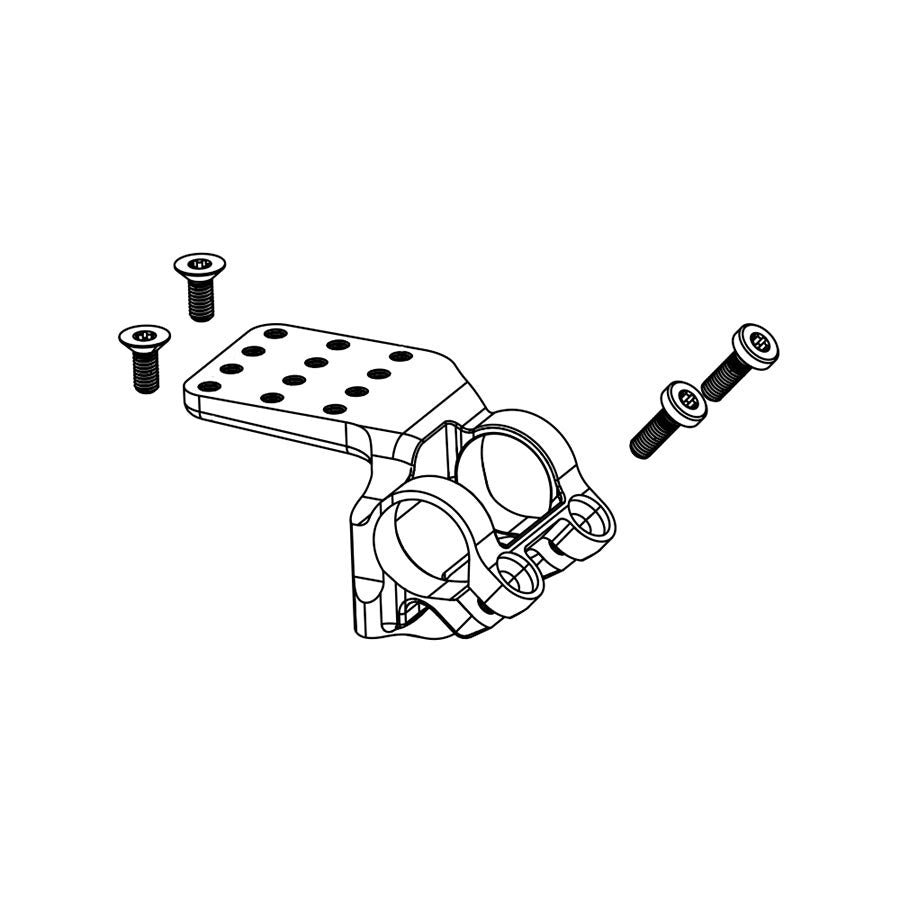 Zipp Clamp & Armrest for Vuka Aero C1 - Left & Right Handlebar Components, Carbon Fiber, Aero Design, High-Performance Cycling Accessories