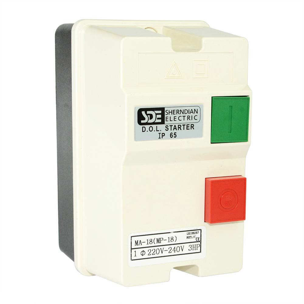 1-Phase, 50HZ @ 240V-60HZ @ 220V, 3-HP, 18-26-Amp Magnetic Switch – CSA Approved