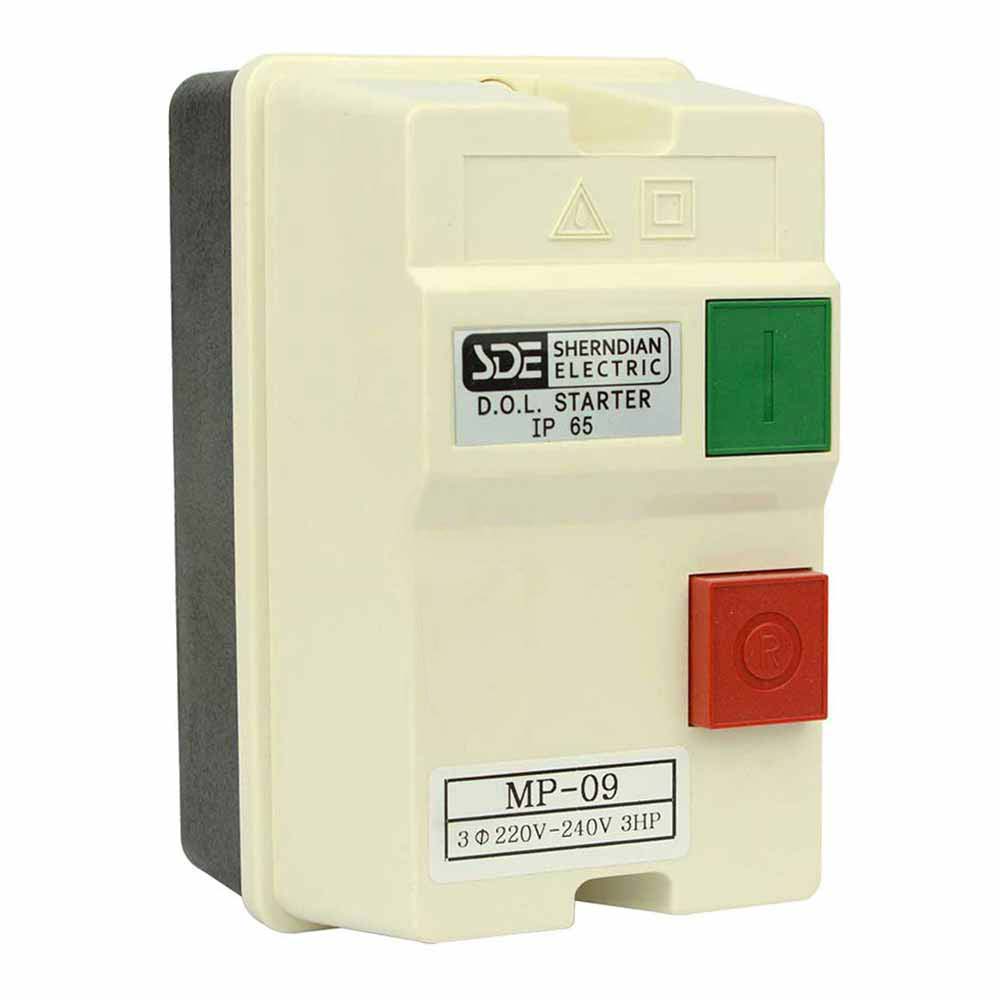 3 Phase, 50HZ @ 240V & 60HZ @ 220V, 3-HP, 8-12-Amp Magnetic Switch – UL Approved