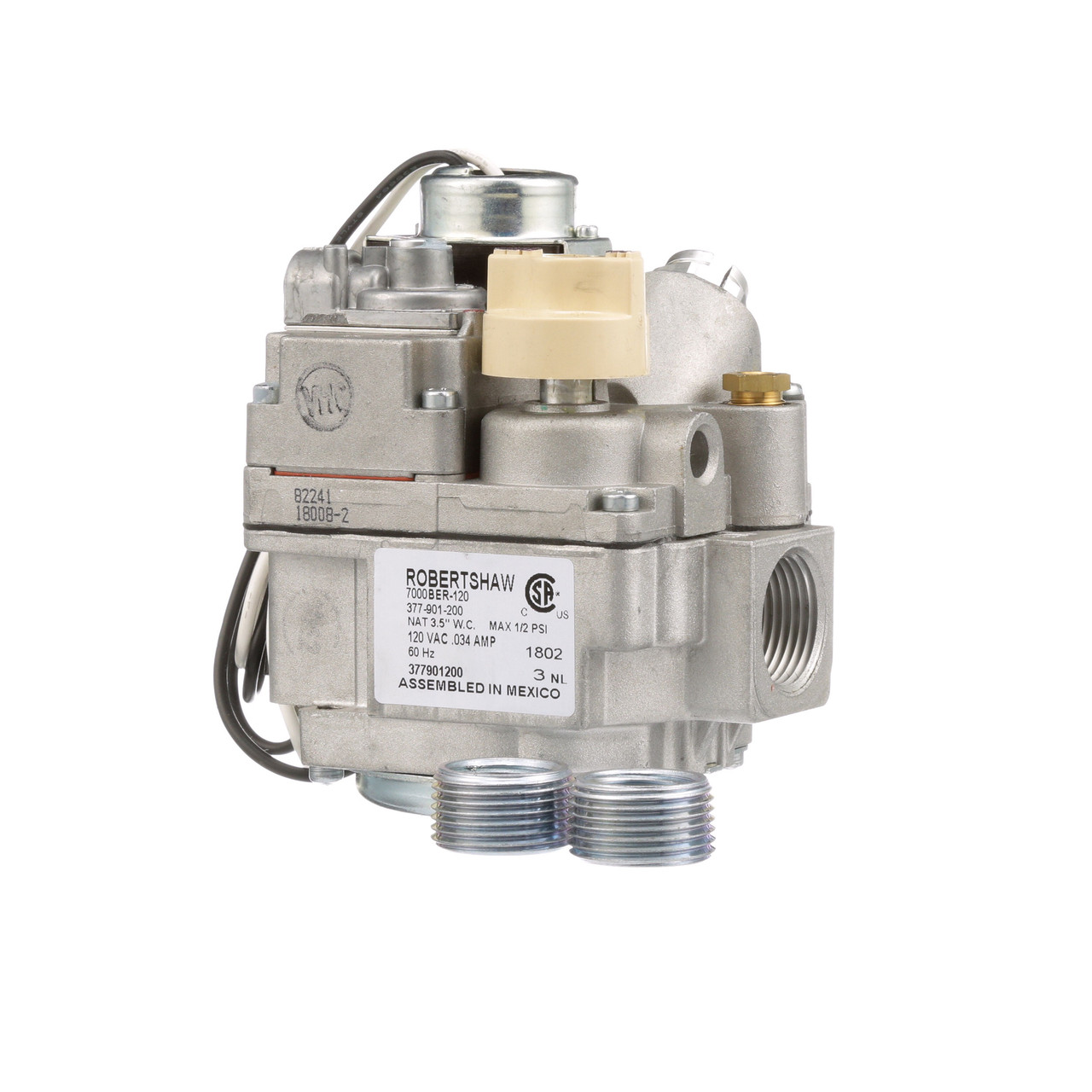 541015 - Mavrik - 3/4 in 120V Natural Gas Combination Safety Valve