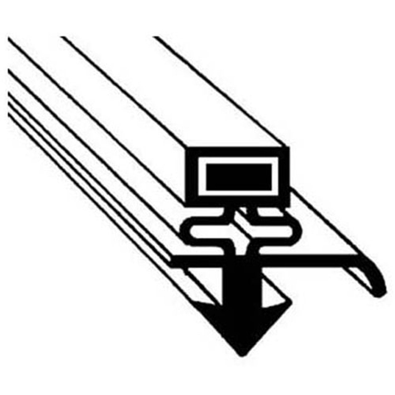 741410 - Mavrik - 23 1/16 in x 29 1/16 in 4-Sided Magnetic Door Gasket