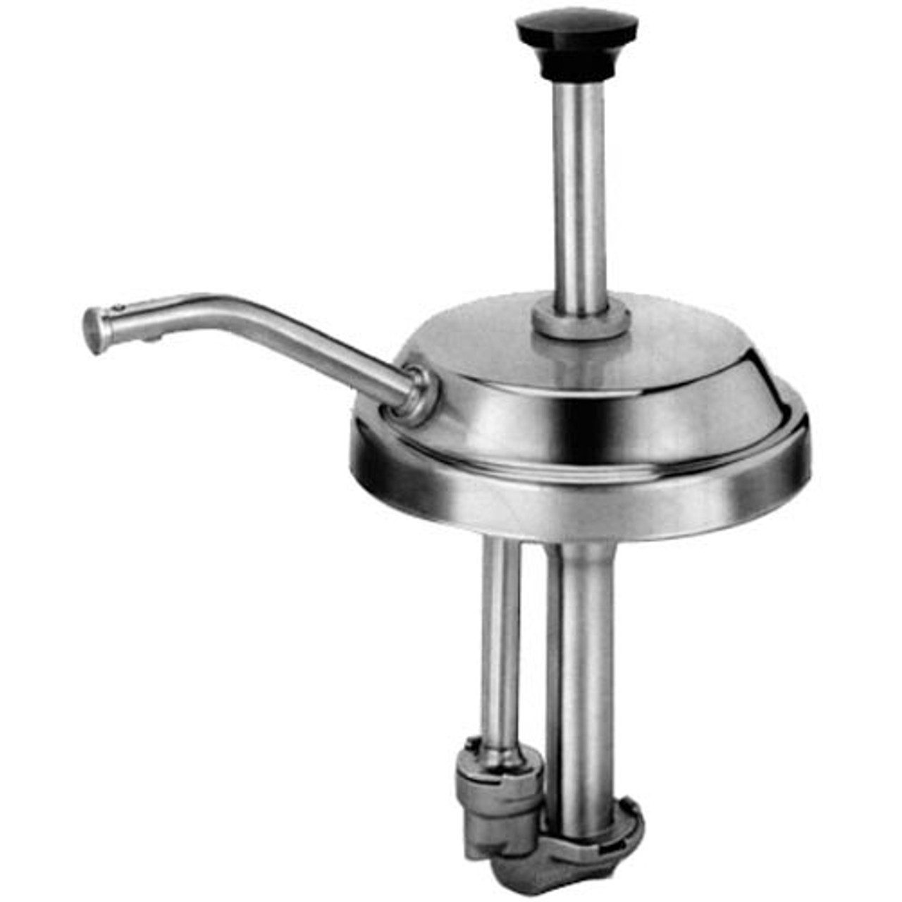 82000 - Server - Stainless Steel Pump & Lid For #10 Can