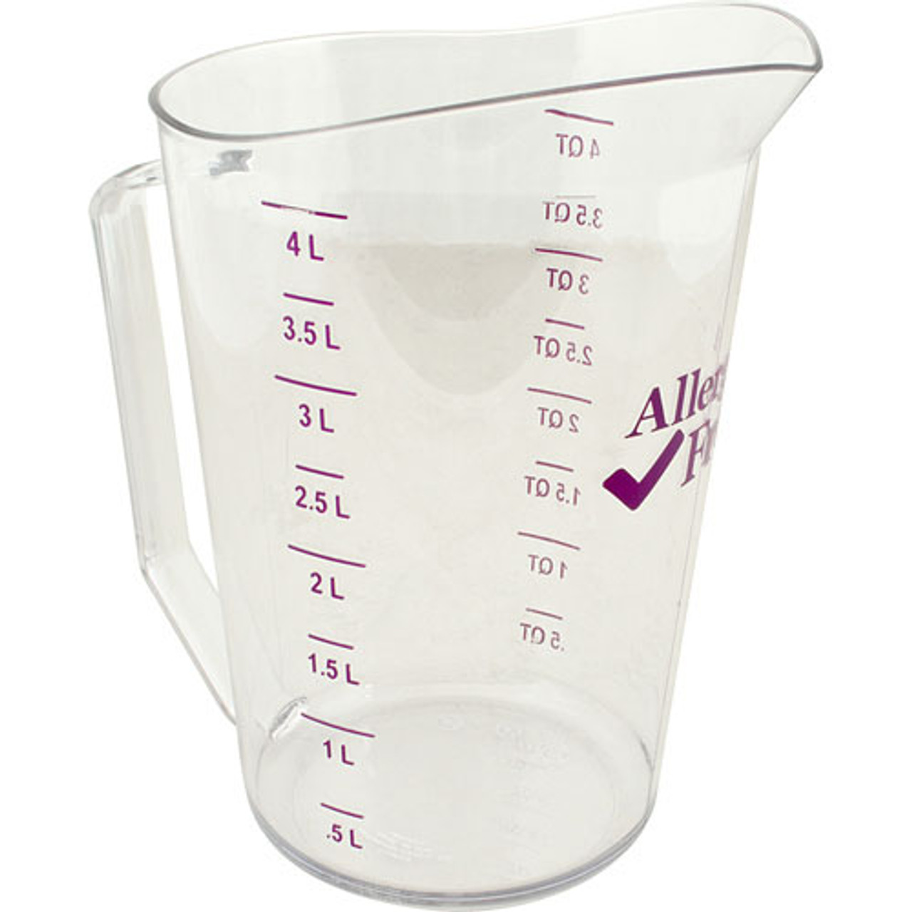 400MCCW441 - Cambro - 4 qt Allergen Free Measuring Cup