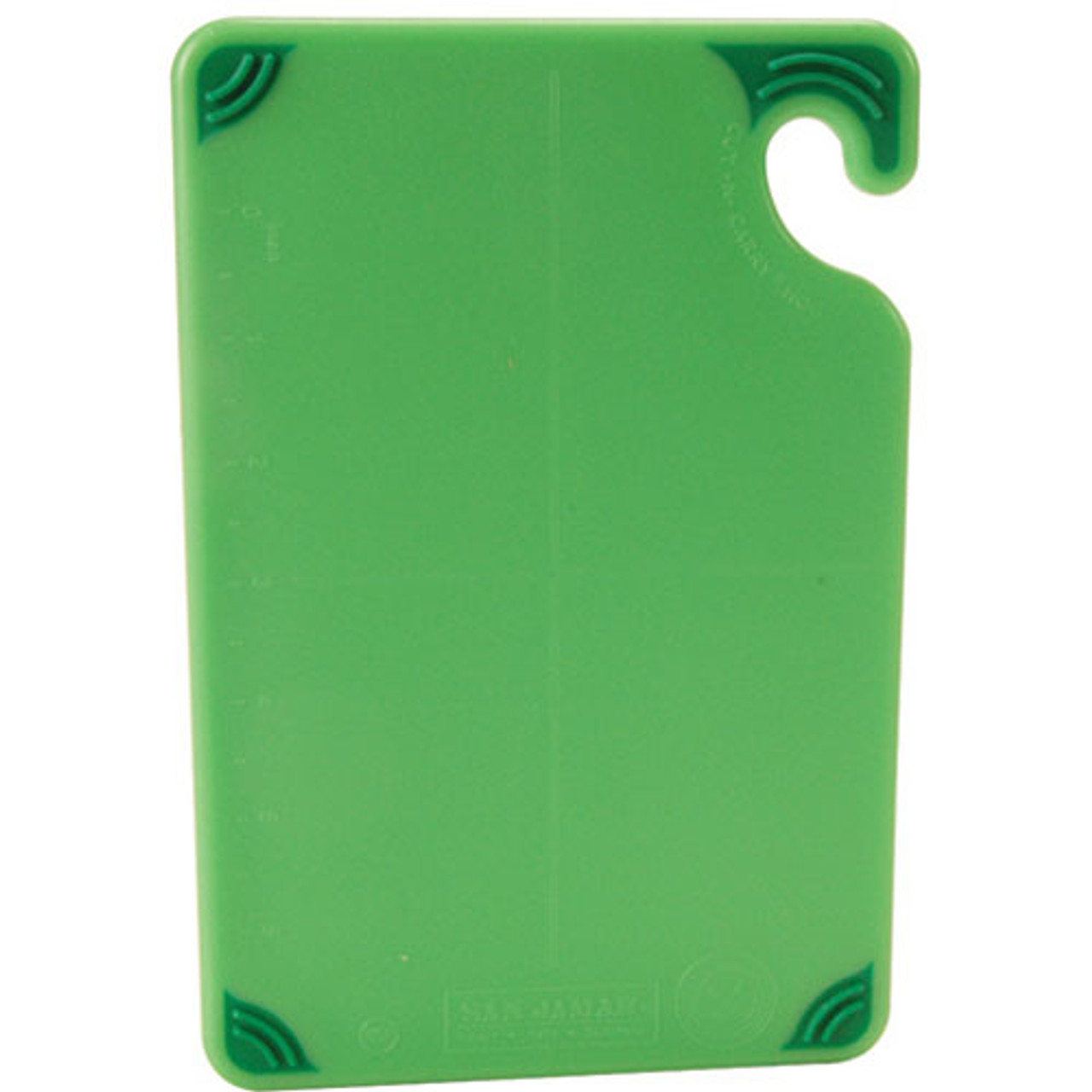 CBG6938GN - San Jamar - 6 in x 9 in x 3/8 in Green Saf-T-Grip® Cutting Board