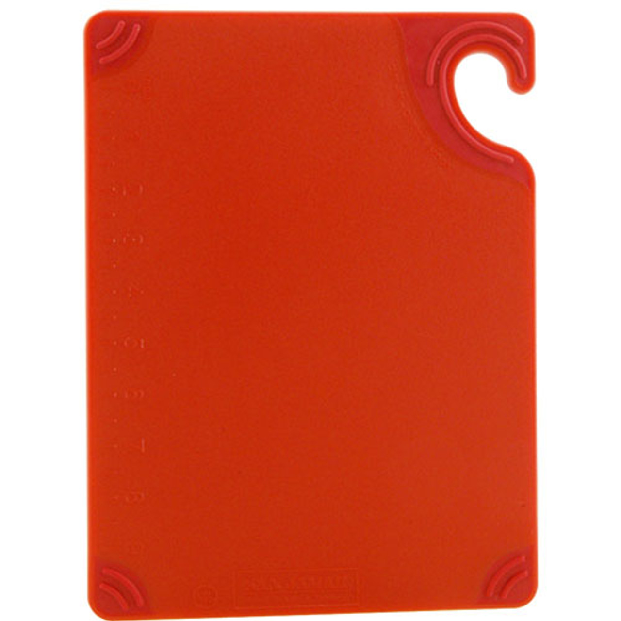 CBG912RD - San Jamar - 9 in x 12 in x 3/8 in Red Saf-T-Grip® Cutting Board